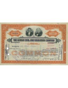 THE LEHIGH COAL AND NAVIGATION COMPANY - 10 AZIONI - 1937