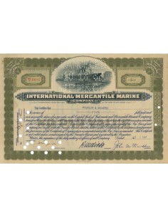 INTERNATIONAL MERCANTILE MARINE (TITANIC) - 5 AZIONI - 1937