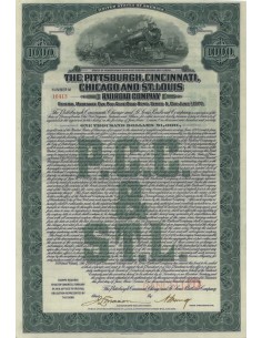 THE PITTSBURGH,CINCINNATI,CHICAGO AND ST. LOUIS - 1000 DOLLARI 1970