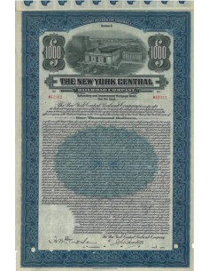 THE NEW YORK CENTRAL RAILROAD COMP. 1000 DOLLARI - 2013