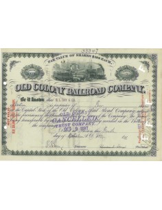 OLD COLONY RAILROAD COMPANY - 2 AZIONI - 1897
