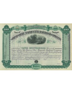 THE FLINT AND PERE MARQUETTE RAILROAD COMPANY - 100 AZIONI