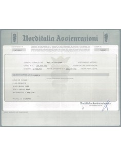 NORDITALIA ASSICURAZIONI - 1000 AZIONI MILANO 1988