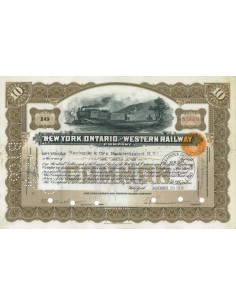 NEW YORK, ONTARIO AND WEST RAILWAY - 10 AZIONI 1935