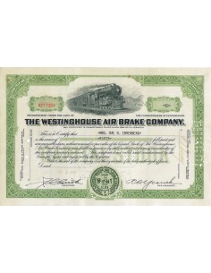 THE WESTINGHOUSE AIR BRAKE COMPANY - 50 AZIONI - 1950