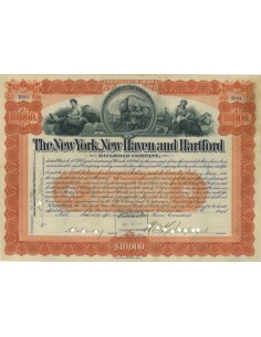 THE NEW YORK,NEW HAVEN AND HARTFORD R.C.- 10000 DOLLARI - 1904