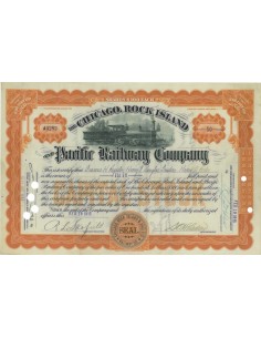 THE CHICAGO, ROCK ROCK ISLAND AND PACIFIC RAILWAY C. 50 AZIONI