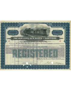THE NEW YORK, NEW HAVEN AND HARTFORD RAILROAD COMP. - 10000 DOLLARI 1920