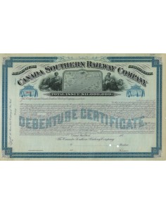 CANADA SOUTHERN RAILWAY COMPANY - OBBLIGAZIONI 1877