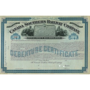 CANADA SOUTHERN RAILWAY COMPANY - OBBLIGAZIONI 1877