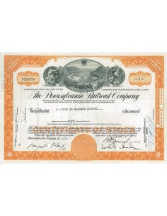 THE PENNSYLVANIA RAILROAD COMPANY - 5 AZIONI - 1967