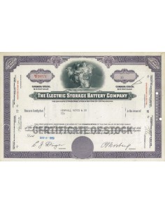 THE ELECTRICS STORAGE BATTERY COMPANY - 10 AZIONI - 1959