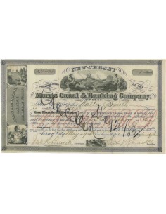 MORRIS CANAL AND BANKING COMPANY - 1 AZIONE - 1873