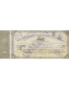 SOC. ITAL. PER LE STRADE FERRATE DEL MEDITERRANEO - SERIE C 25 AZIONI 1948