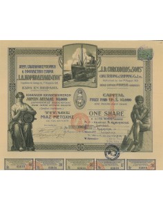 J.D.CORCODILOS AND SONS - UNA AZIONE - 1926