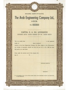 THE ARAB ENGINEERING COMPANY LTD. - AZIONI