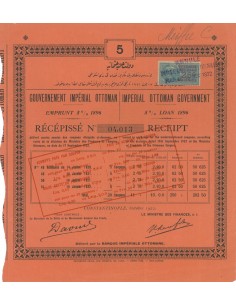 IMPERO OTTOMANO - OBBLIGAZIONE - 1922