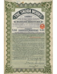 THE SKODA WORKS - OBBLIGAZIONE - 1930