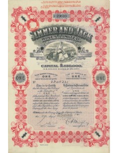 SIMMER AND JACK MINES LIMITED - 1 AZIONE - 1938