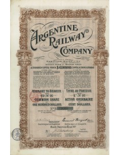 ARGENTINE RAILWAY COMPANY - 1 AZIONE