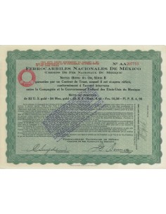 FERROCARRILES NACIONALES DE MEXICO - 1 OBBLIG. 1914