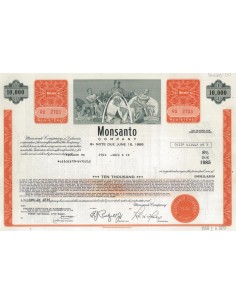 MONSANTO COMPANY - 10000 DOLLARI - 1975