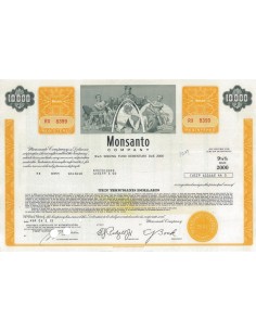 MONSANTO COMPANY - 10000 DOLLARI - 1973