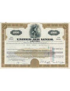 UNITED AIR LINES - 1000 DOLLARI - 1973