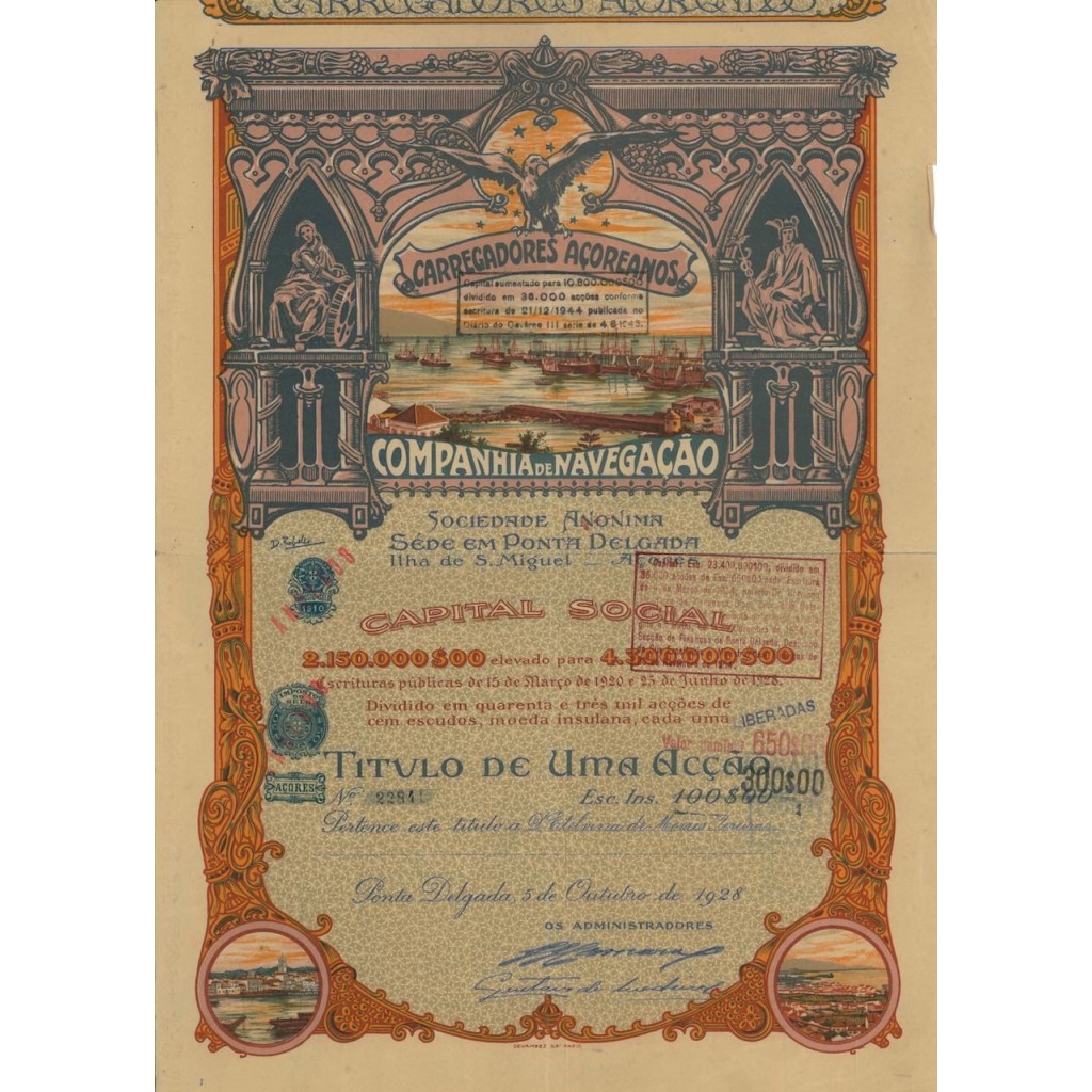 COMPANHIA DE NAVEGACAO - 1 AZIONE - 1928