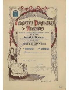 COMPANHIA PORTUGUESA DE ALGODOES - 1 AZIONE - 1920