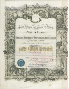 JARDIM ZOOLOGICO E D'ACCLIMACAO EM PORTUGAL - 1 AZIONE 1904
