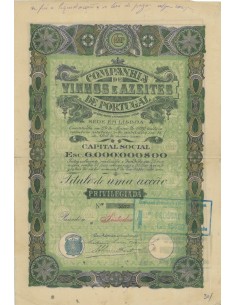 COMPANHIA VINHOS E AZEITES DE PORTUGAL - 1 AZIONE - 1920