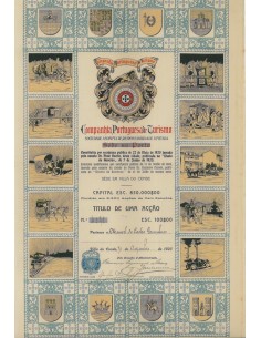 COMPANHIA PORTUGUESA DE TURISMO - 1 AZIONE - 1925