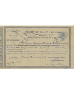 RENTES PORTUGAISES EXTERIEURES - OBBLIGAZIONE - 1893