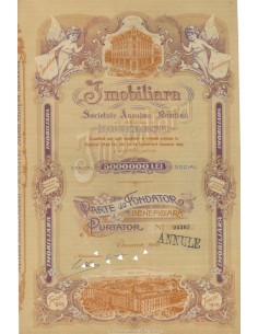 IMOBILIARA SOC. ANON .ROMANA - 1 AZIONE - 1906