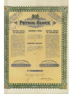 PETROL BLOCK - 1 AZIONE - 1922