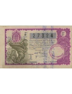 DEMICA PARTE DEL BILLETE PARA EL SORTEO DE CELEBRAR EN MADRID