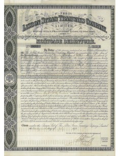 LISBON STEAM TRAMWAYS COMPANY - MORTAGE DEBENTURE - 1873