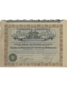 COMPANIA ESPANOLA DE MINAS DEL RIF - 1 AZIONE 1935
