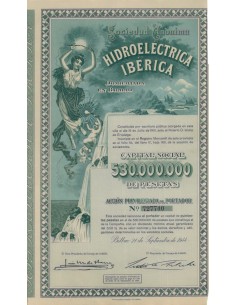SOCIEDAD ANONIMA HIDROELECTRICA IBERICA - 1 AZIONE 1944