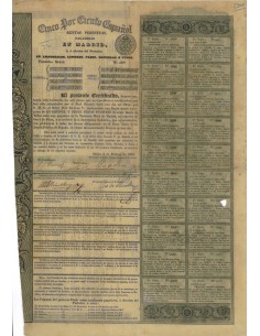 CINCO POR CENTO ESPANOL RENTAS PERPETUAS - 1836