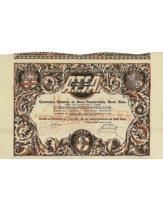COMPANIA GEN. DE AUTO-TRANSPORTES - 1 AZIONE - 1935