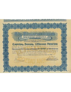 EL FINANCIERO SOC. ANON. - 1 OBBLIGAZIONE - 1927