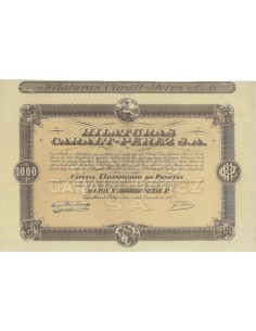 HILATURAS CARALT-PEREZ S.A. - 1 AZIONE 1955