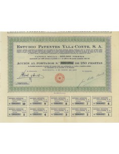 ESTUDIO PATENTES YLLA-CONTE S.A. - 1 AZIONE - 1930