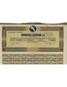 SIDERURGICA ASTURIANA S.A. - 1 AZIONE - 1949