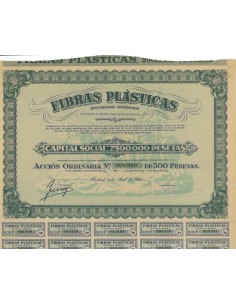 FIBRAS PLASTICAS S.A. - 1 AZIONE - 1954