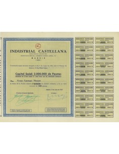 INDUSTRIAL CASTELLANA - 1 AZIONE - 1957