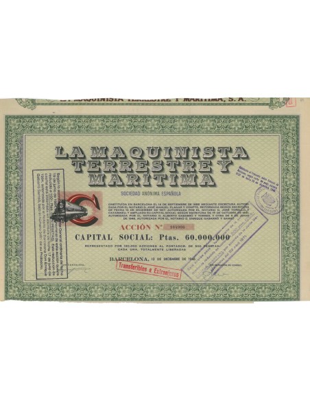 LA MAQUINUSTA TERRESTRE Y MARITIMA - 1 AZONE - 1946