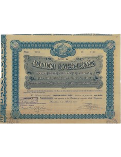 OMNIUM BARCELONES - 1 AZIONE - 1913